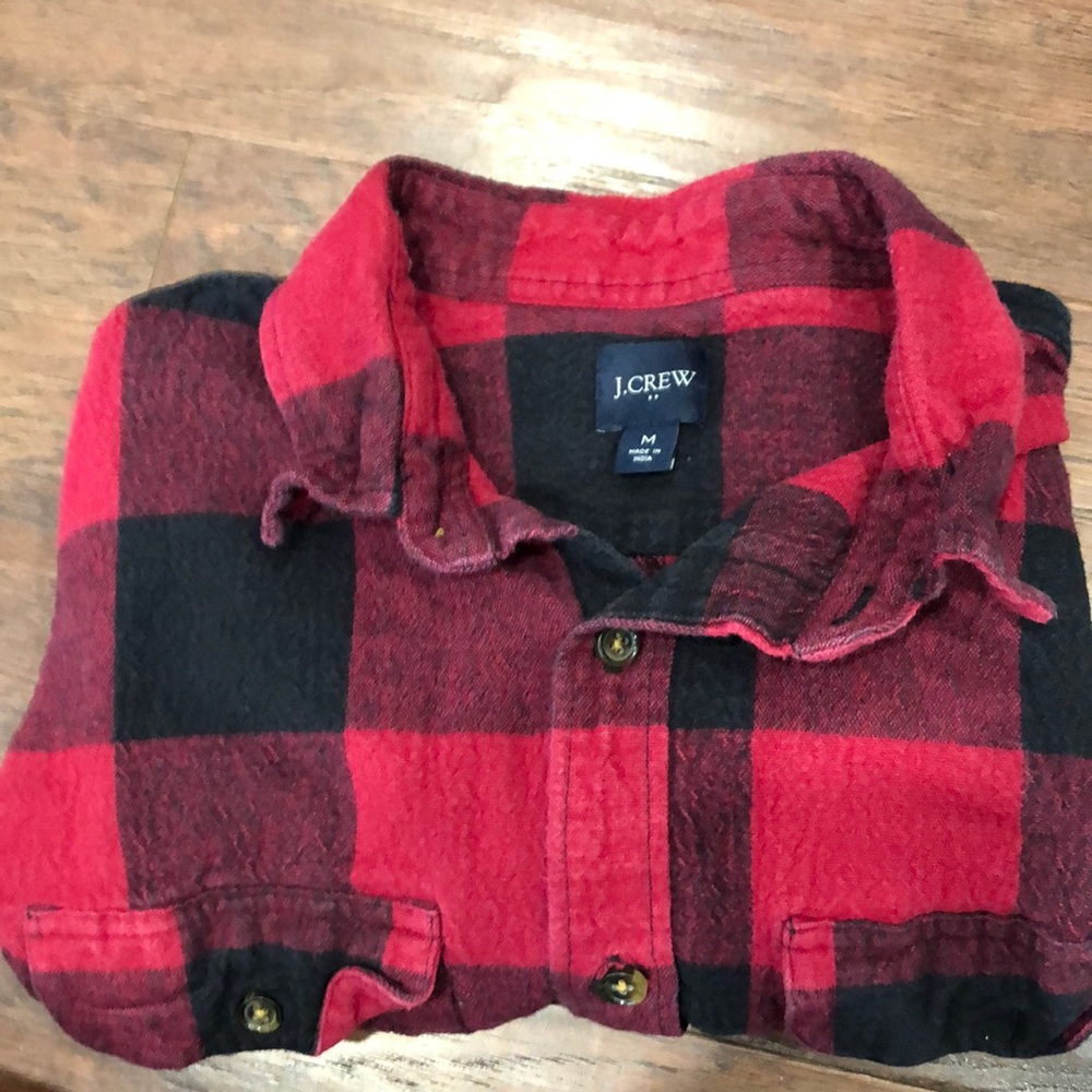 J. Crew plaid shirt long sleeve medium Buffalo